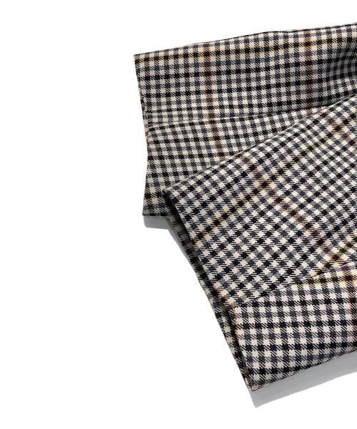 SHIPS（シップス）SHIPS (シップス) チェックステンカラーコート ベージュ サイズ:38の古着・服飾アイテム