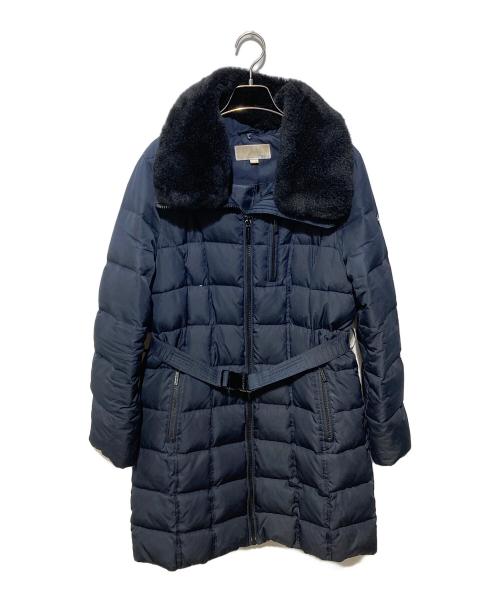 MICHAEL KORS（マイケルコース）MICHAEL KORS (マイケルコース) ダウンコート ネイビー サイズ:Mの古着・服飾アイテム