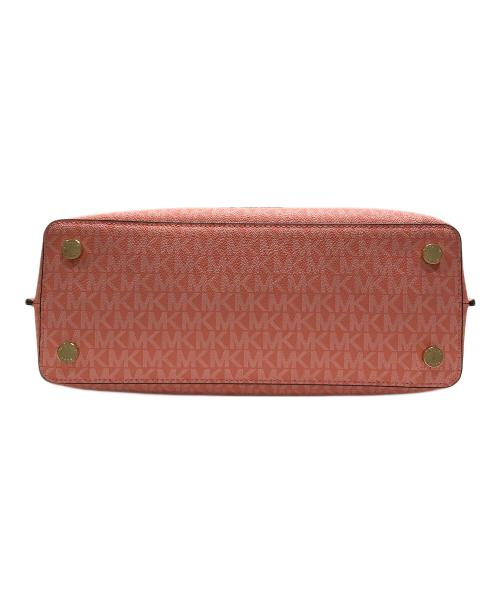 MICHAEL KORS（マイケルコース）MICHAEL KORS (マイケルコース) EMILIAMKシグネチャーラージサッチェル ピンクの古着・服飾アイテム