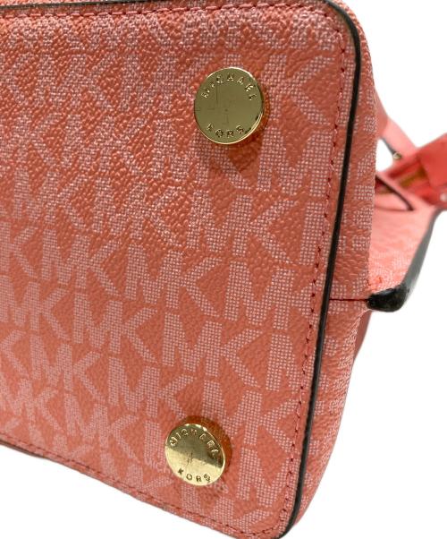 MICHAEL KORS（マイケルコース）MICHAEL KORS (マイケルコース) EMILIAMKシグネチャーラージサッチェル ピンクの古着・服飾アイテム
