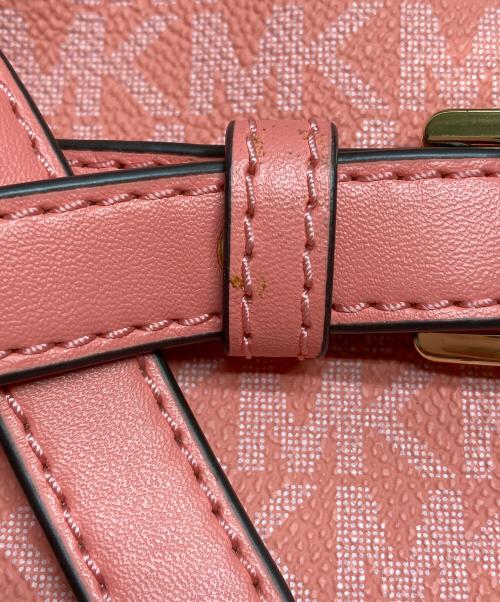 MICHAEL KORS（マイケルコース）MICHAEL KORS (マイケルコース) EMILIAMKシグネチャーラージサッチェル ピンクの古着・服飾アイテム