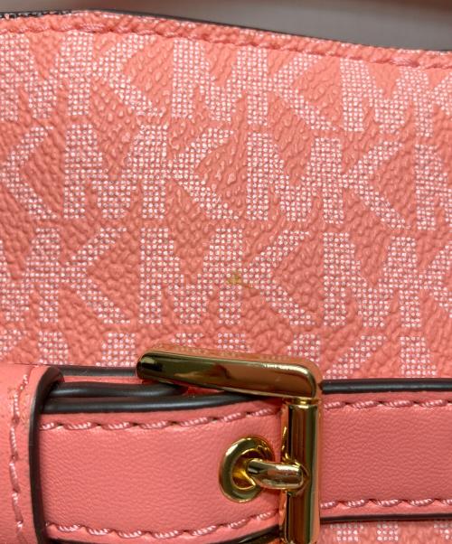 MICHAEL KORS（マイケルコース）MICHAEL KORS (マイケルコース) EMILIAMKシグネチャーラージサッチェル ピンクの古着・服飾アイテム