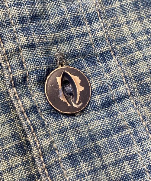 RRL（ダブルアールエル）RRL (ダブルアールエル) チンストチェックシャツ ネイビー サイズ:XSの古着・服飾アイテム