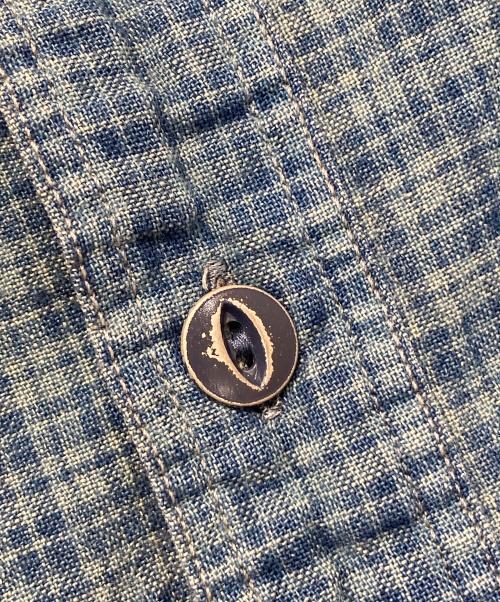 RRL（ダブルアールエル）RRL (ダブルアールエル) チンストチェックシャツ ネイビー サイズ:XSの古着・服飾アイテム