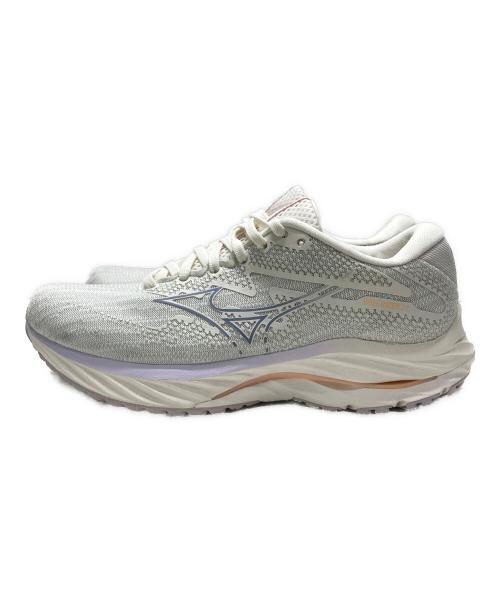 MIZUNO（ミズノ）MIZUNO (ミズノ) WAVE RIDER 27 アイボリー サイズ:7.5の古着・服飾アイテム