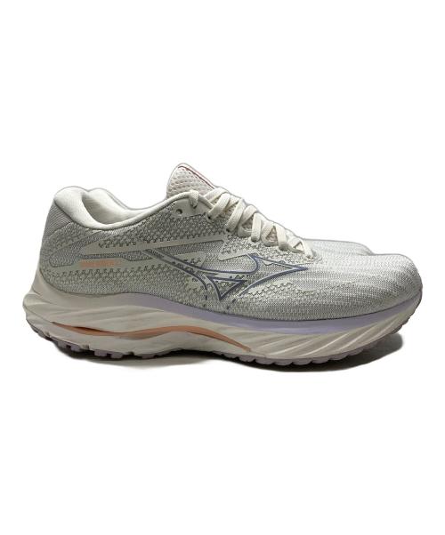 MIZUNO（ミズノ）MIZUNO (ミズノ) WAVE RIDER 27 アイボリー サイズ:7.5の古着・服飾アイテム