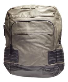 DIESEL（ディーゼル）の古着「レザーリュック」｜カーキ