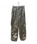 6(ROKU) BEAUTY&YOUTH（ロク ビューティーアンドユース）の古着「HAKU SILVER PANTSハクシルバーパンツ」｜シルバー