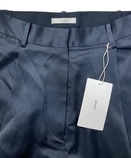 anuke（アンヌーク）anuke (アンヌーク) タックパンツ ネイビー サイズ:SIZE 38の古着・服飾アイテム
