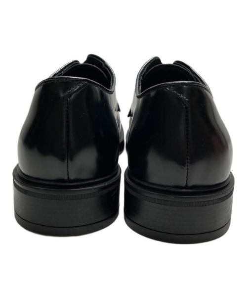 PRADA（プラダ）PRADA (プラダ) プレーントゥシューズ ブラック サイズ:6 1/2の古着・服飾アイテム