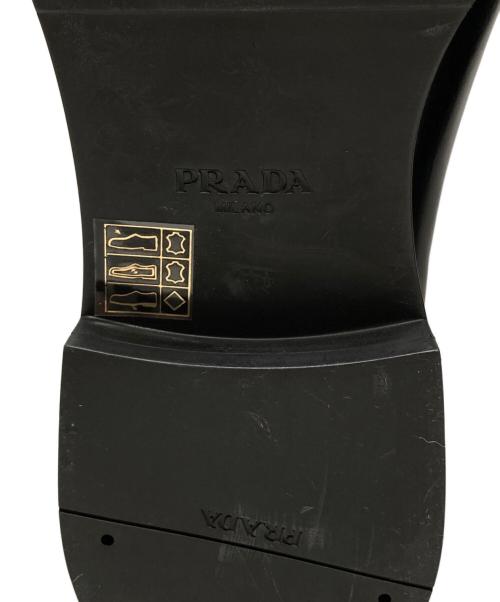 PRADA（プラダ）PRADA (プラダ) プレーントゥシューズ ブラック サイズ:6 1/2の古着・服飾アイテム