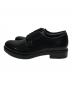 PRADA (プラダ) プレーントゥシューズ ブラック サイズ:6 1/2：30000円