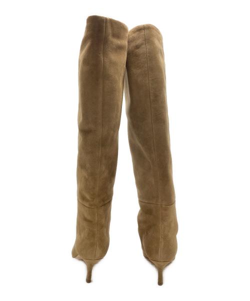 BRENTELLA（ブレンテッラ）BRENTELLA (ブレンテッラ) BRENTELLA POINTED SUEDEブーツ ベージュ サイズ:SIZE 36(23cm)の古着・服飾アイテム