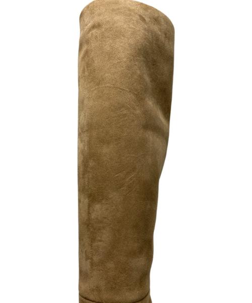 BRENTELLA（ブレンテッラ）BRENTELLA (ブレンテッラ) BRENTELLA POINTED SUEDEブーツ ベージュ サイズ:SIZE 36(23cm)の古着・服飾アイテム