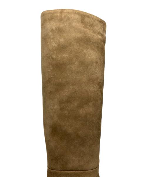 BRENTELLA（ブレンテッラ）BRENTELLA (ブレンテッラ) BRENTELLA POINTED SUEDEブーツ ベージュ サイズ:SIZE 36(23cm)の古着・服飾アイテム