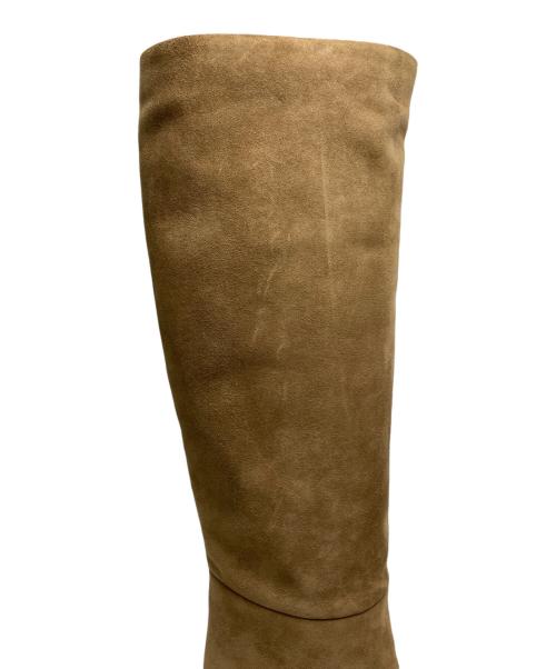 BRENTELLA（ブレンテッラ）BRENTELLA (ブレンテッラ) BRENTELLA POINTED SUEDEブーツ ベージュ サイズ:SIZE 36(23cm)の古着・服飾アイテム