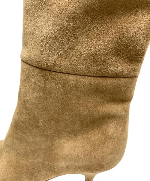BRENTELLA（ブレンテッラ）BRENTELLA (ブレンテッラ) BRENTELLA POINTED SUEDEブーツ ベージュ サイズ:SIZE 36(23cm)の古着・服飾アイテム