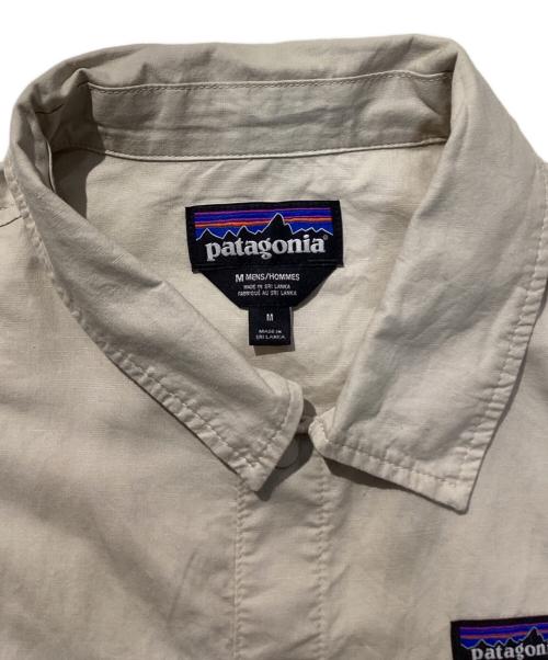 Patagonia（パタゴニア）Patagonia (パタゴニア) Lightweight All-Wear Hemp Coaches Jacket アイボリー サイズ:Mの古着・服飾アイテム