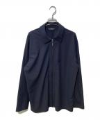 DESCENTE ALLTERRAINデザイント オルテライン）の古着「アントリムドロングスリーブシャツ ジャケット」｜ブラック