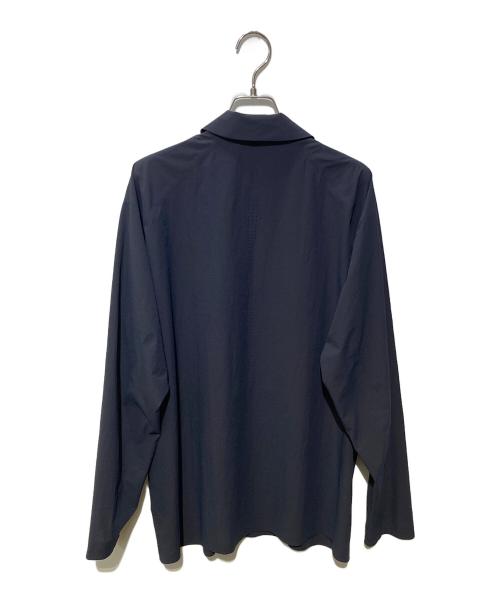 DESCENTE ALLTERRAIN（デザイント オルテライン）DESCENTE ALLTERRAIN (デザイント オルテライン) アントリムドロングスリーブシャツ ジャケット ブラック サイズ:Mの古着・服飾アイテム