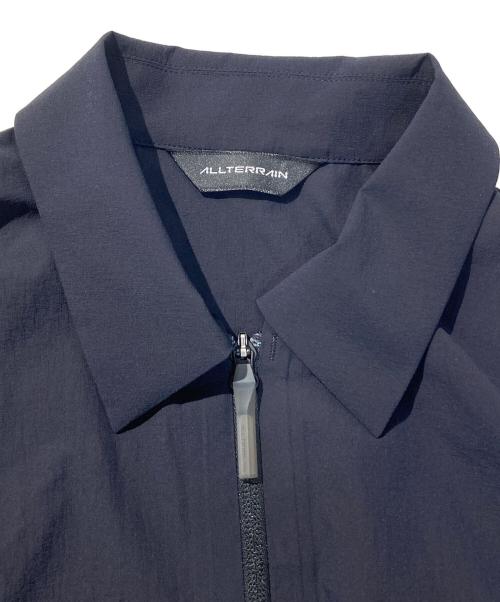 DESCENTE ALLTERRAIN（デザイント オルテライン）DESCENTE ALLTERRAIN (デザイント オルテライン) アントリムドロングスリーブシャツ ジャケット ブラック サイズ:Mの古着・服飾アイテム