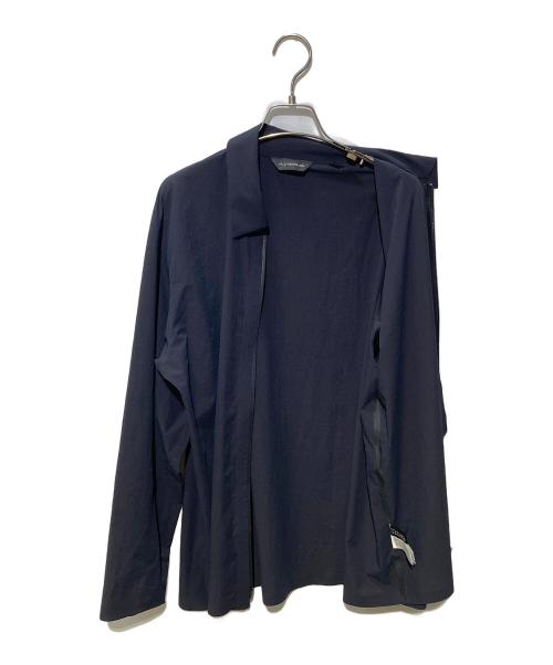 DESCENTE ALLTERRAIN（デザイント オルテライン）DESCENTE ALLTERRAIN (デザイント オルテライン) アントリムドロングスリーブシャツ ジャケット ブラック サイズ:Mの古着・服飾アイテム