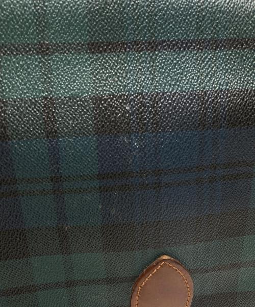 POLO RALPH LAUREN（ポロ・ラルフローレン）POLO RALPH LAUREN (ポロ・ラルフローレン) PVCレザーショルダーバッグ グリーンの古着・服飾アイテム