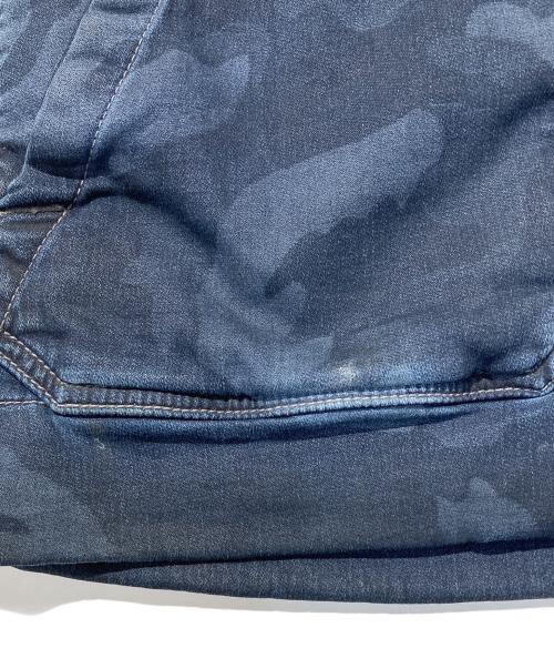 DIESEL（ディーゼル）DIESEL (ディーゼル) J-DANE カモ柄フーデッドジャケット ネイビー サイズ:Sの古着・服飾アイテム