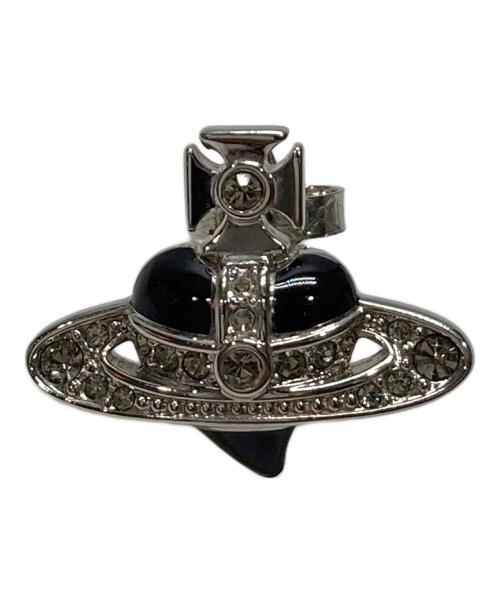 Vivienne Westwood（ヴィヴィアンウエストウッド）Vivienne Westwood (ヴィヴィアンウエストウッド) MAN.DIAMANTE HEART SINGLE STUD ブラックの古着・服飾アイテム