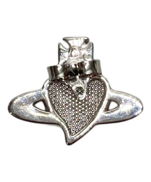 Vivienne Westwood（ヴィヴィアンウエストウッド）Vivienne Westwood (ヴィヴィアンウエストウッド) MAN.DIAMANTE HEART SINGLE STUD ブラックの古着・服飾アイテム