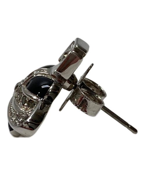 Vivienne Westwood（ヴィヴィアンウエストウッド）Vivienne Westwood (ヴィヴィアンウエストウッド) MAN.DIAMANTE HEART SINGLE STUD ブラックの古着・服飾アイテム