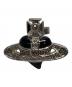 Vivienne Westwood（ヴィヴィアンウエストウッド）の古着「MAN.DIAMANTE HEART SINGLE STUD」｜ブラック