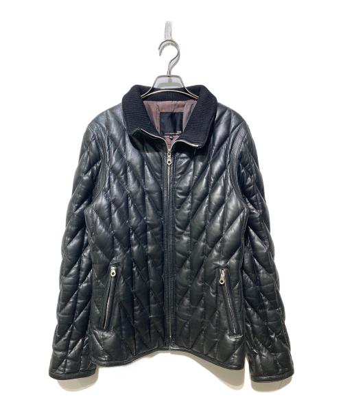 DOUBLE STANDARD CLOTHING（ダブルスタンダードクロージング）DOUBLE STANDARD CLOTHING (ダブルスタンダードクロージング) キルティングレザージャケット ブラック サイズ:SIZE46の古着・服飾アイテム