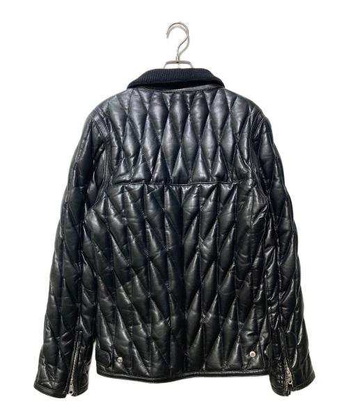 DOUBLE STANDARD CLOTHING（ダブルスタンダードクロージング）DOUBLE STANDARD CLOTHING (ダブルスタンダードクロージング) キルティングレザージャケット ブラック サイズ:SIZE46の古着・服飾アイテム