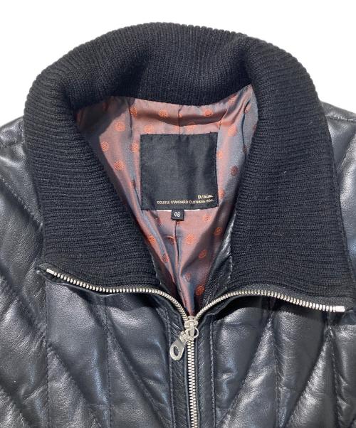DOUBLE STANDARD CLOTHING（ダブルスタンダードクロージング）DOUBLE STANDARD CLOTHING (ダブルスタンダードクロージング) キルティングレザージャケット ブラック サイズ:SIZE46の古着・服飾アイテム