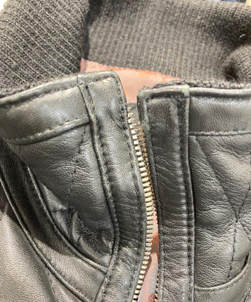 DOUBLE STANDARD CLOTHING（ダブルスタンダードクロージング）DOUBLE STANDARD CLOTHING (ダブルスタンダードクロージング) キルティングレザージャケット ブラック サイズ:SIZE46の古着・服飾アイテム