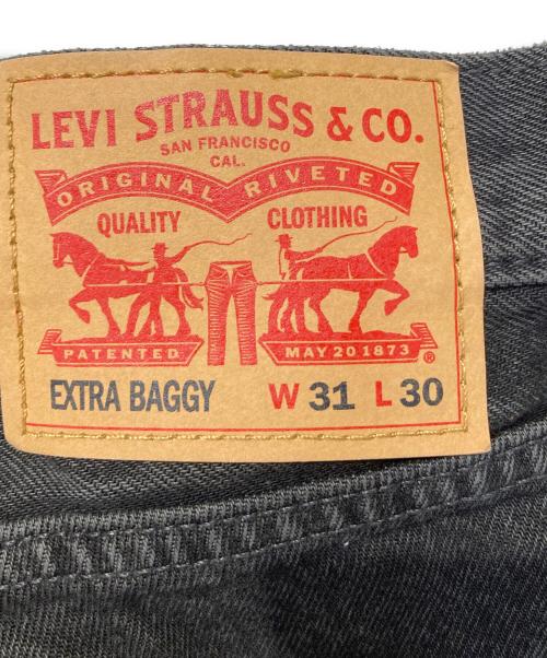 LEVI'S（リーバイス）LEVI'S (リーバイス) Extra Baggy Jeans ブラック サイズ:78.5㎝(W31)の古着・服飾アイテム