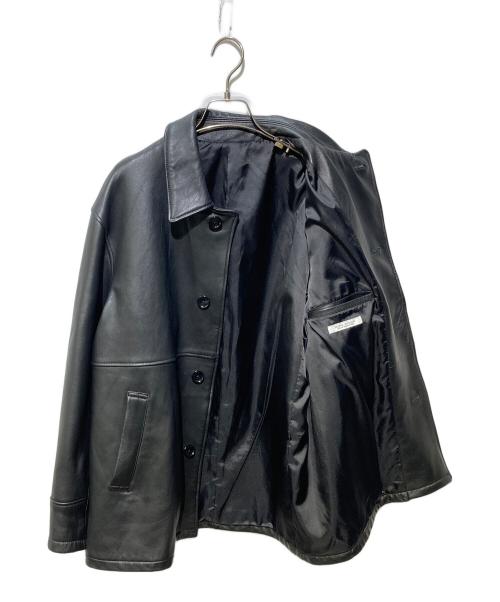 JOURNAL STANDARD（ジャーナルスタンダード）JOURNAL STANDARD (ジャーナルスタンダード) シープレザー カーコート ブラック サイズ:Mの古着・服飾アイテム