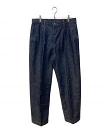 BEAUTY&YOUTH（ビューティーアンドユース）の古着「13.5oz ハイツイスト デニム パンツ スタンダード」｜インディゴ