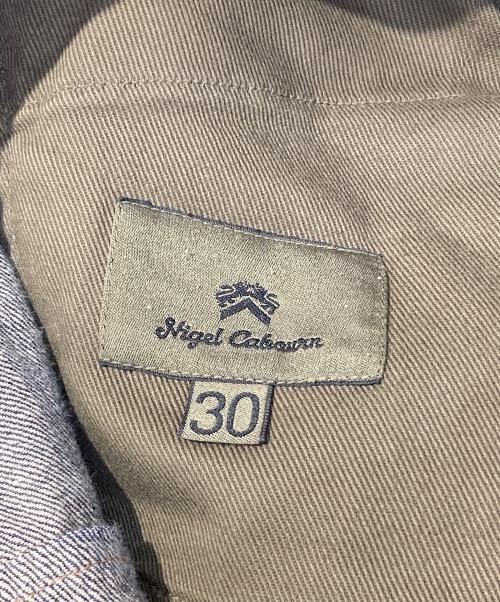 NIGEL CABOURN（ナイジェルケーボン）NIGEL CABOURN (ナイジェルケーボン) シンチバックデニムパンツ インディゴ サイズ:30の古着・服飾アイテム
