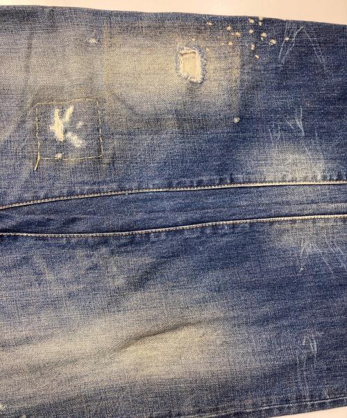 DSQUARED2（ディースクエアード）DSQUARED2 (ディースクエアード) 加工デニムパンツ インディゴ サイズ:SIZE 50の古着・服飾アイテム