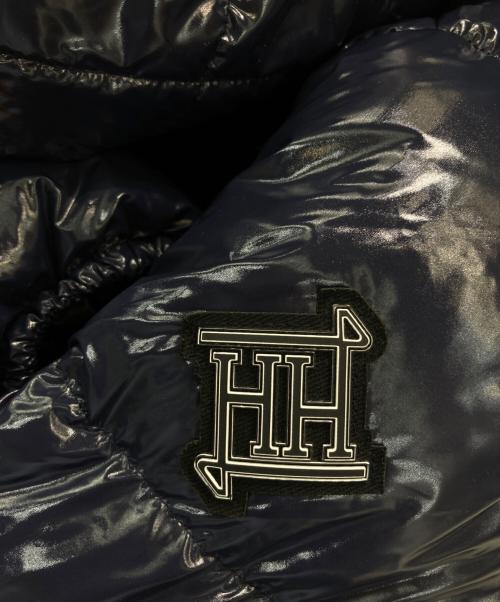 HERNO（ヘルノ）HERNO (ヘルノ) グロッシーコーティング フーデッドダウンジャケット ネイビー サイズ:SIZE 50の古着・服飾アイテム