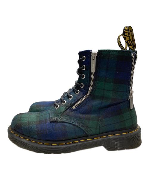 Dr.Martens（ドクターマーチン）Dr.Martens (ドクターマーチン) 1460 ZIP ブーツ グリーン サイズ:UK8の古着・服飾アイテム