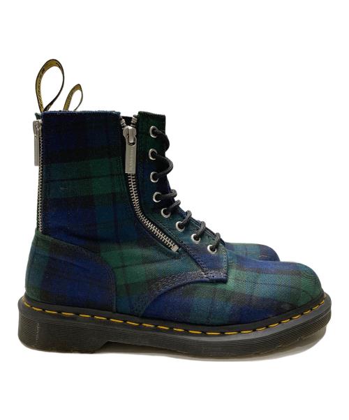 Dr.Martens（ドクターマーチン）Dr.Martens (ドクターマーチン) 1460 ZIP ブーツ グリーン サイズ:UK8の古着・服飾アイテム