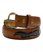 KC's LEATHER CRAFTケーシーズ）の古着「ベルト」｜ブラウン