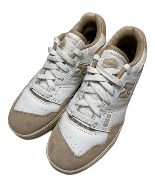 NEW BALANCE（ニューバランス）NEW BALANCE (ニューバランス) BB550NEC ローカットスニーカー ベージュ サイズ:23.5cmの古着・服飾アイテム