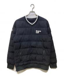 BEAMS GOLF（ビームスゴルフ）の古着「中綿ジャケット」｜ブラック
