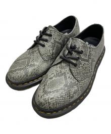 Dr.Martens（ドクターマーチン）の古着「パイソン柄3ホールシューズ」｜グレー