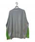 BEAMS GOLF (ビームスゴルフ) バイカラーニット グレー サイズ:L：4000円