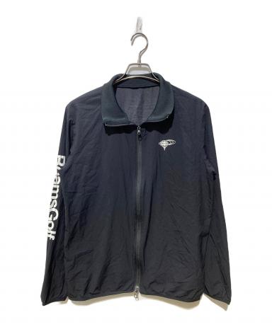 【美品】ビームスゴルフ　切り返しナイロンジャケット　ブラック×ネイビー　XL 中古・古着通販】BEAMS GOLF (ビームスゴルフ) ナイロンジャケット
